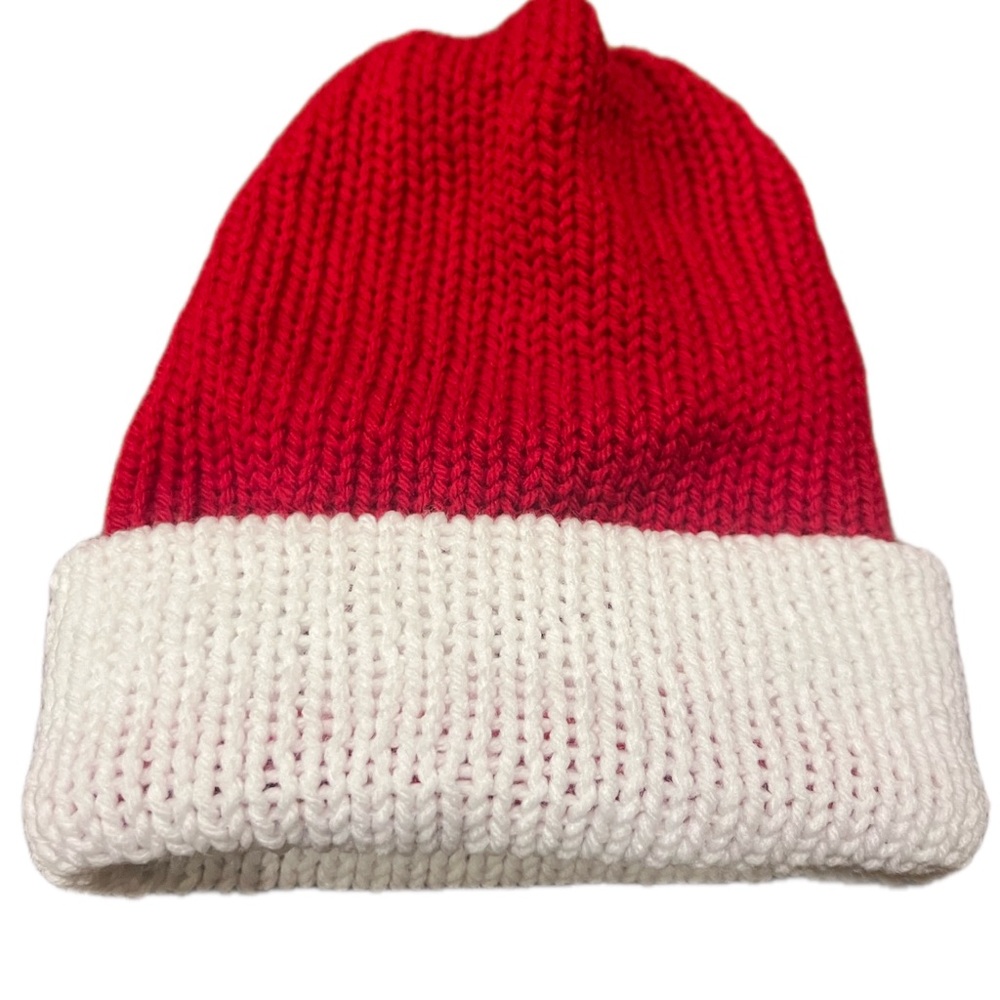 Red and White Beanie
